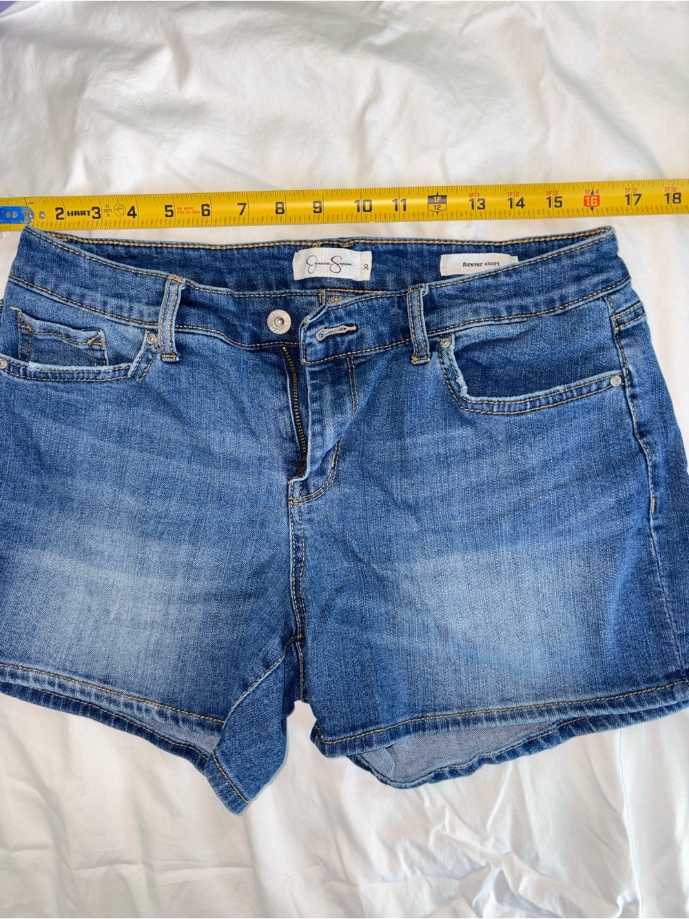 Jessica Simpson Medium Blue Denim Cutoff Shorts